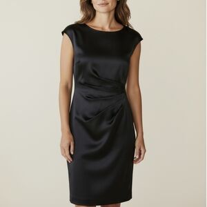 Lauren Ralph Lauren Black Satin Dress